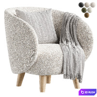 Armchair Mod 3D Model Corona