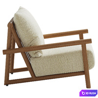 Cardiff Outdoor Chair - Faye Sand 3D Model Corona