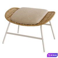 Armchair with footstool FRYKSAS by ikea FREKS 3D Model Corona
