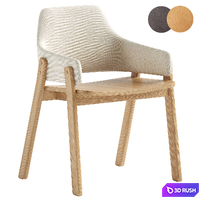 Clutch dining chair 3D Model Corona