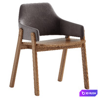 Clutch dining chair 3D Model Corona