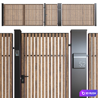 Fence 52 3D Model Corona