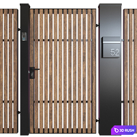 Fence 52 3D Model Corona