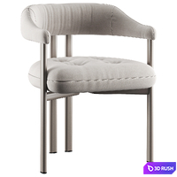 Greta Chair 3D Model Vray, Corona