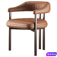 Greta Chair 3D Model Vray, Corona