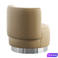 Yves Round Armchair by Minotti 3D Model Vray, Corona