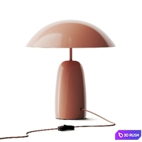 H&amp;M Metal Table Lamp 3D Model Vray, Corona
