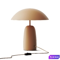 H&amp;M Metal Table Lamp 3D Model Vray, Corona