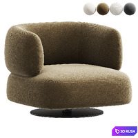 Zeppelin Armchair 3D Model Corona
