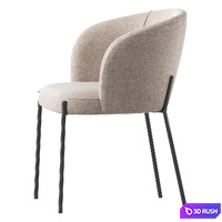 Dining chair Kinna La Redoute 3D Model Corona