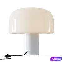 Flos Bellhop Glass T Table Lamp 3D Model Vray, Corona