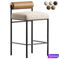Bar stool Balla Stool Group 3D Model Corona