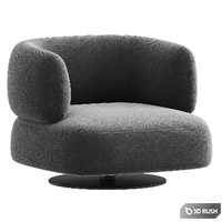 Zeppelin Armchair 3D Model Corona