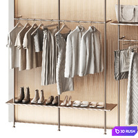 A set for a clothing store and showroom 2 3D Model Vray, Corona