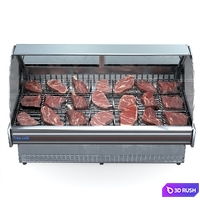 Meat Commercial Display Refrigerator 3D Model Vray, Corona