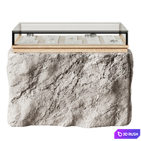Jewelry display case 3D Model Corona