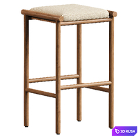 Kyla Outdoor Bar Counter Stool 3D Model Corona