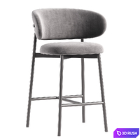 Ferrara Deephouse Bar Stool 3D Model Corona