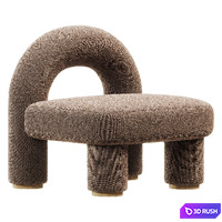 Armchair Arcy 3D Model Corona