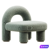 Armchair Arcy 3D Model Corona