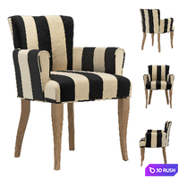 Nickey Kehoe Club Dining Chair 3D Model Vray, Corona