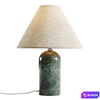 Gia marble table lamp 3D Model Corona