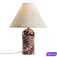 Gia marble table lamp 3D Model Corona