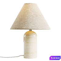 Gia marble table lamp 3D Model Corona