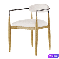 Jagger Dining Arm Chair 3D Model