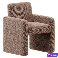 Kean Dining Chair 3D Model Corona