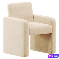 Kean Dining Chair 3D Model Corona