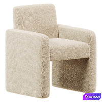 Kean Dining Chair 3D Model Corona