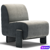 Rockdale Chair 3D Model Corona