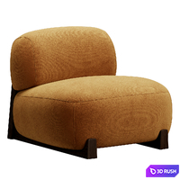 Fort Lounge Chair 3D Model Corona