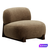 Fort Lounge Chair 3D Model Corona