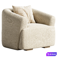 Porto Armchair 3D Model Corona
