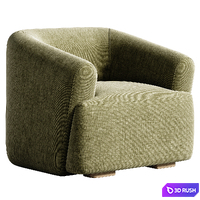 Porto Armchair 3D Model Corona
