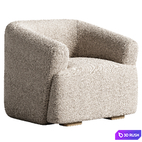 Porto Armchair 3D Model Corona