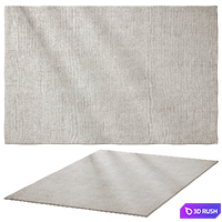 Grooves Performance Rug 3D Model Corona