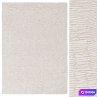 Beige Carpet | 11 | Arjun Wool | Silk Rug 3D Model Vray, Corona