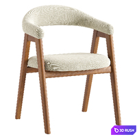 Nik Dining Chair 3D Model Corona