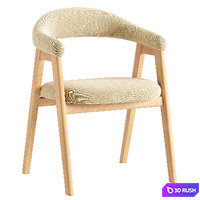 Nik Dining Chair 3D Model Corona