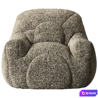 Bean Bag Chair 3D Model Corona
