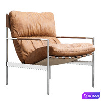 Armchair STUART SLING CHAIR from WEST ELM 3D Model Corona