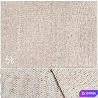 Carpet set 3219 - Hand-Woven Jute Rug / 4K 3D Model Corona