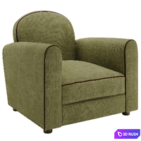 French Club Chair By Nickey Kehoe 3D Model Corona