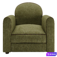 French Club Chair By Nickey Kehoe 3D Model Corona