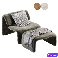 Avant-Garde Armchair 3D Model Corona