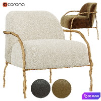 Hamilton Conte Lupa Armchair 3D Model Corona