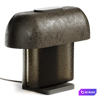 Esca Table Lamp No 1 in Cast Glass 3D Model Corona